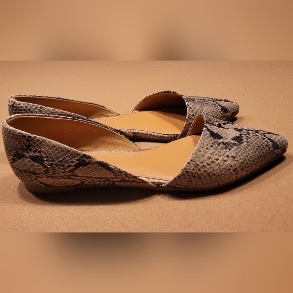 C - J. Crew faux snake skin flats - Picture 4 of 4